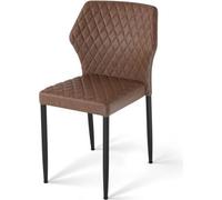 Louis – Chaise empilable, similicuir, 4 pièces