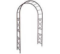 Louis Moulin 3166 Arche Jardin avec Décor Romantique Métal Fer Vieilli 130 x 250 cm