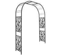 Louis Moulin Arche Premium Tube carré 25 Végétal 195x50x250 cm - Anthracite - Made in France