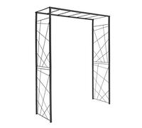 Louis Moulin Arche Tube carré 25 Mandala 155x50x198 cm Anthracite