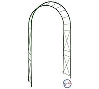 Louis Moulin Arche Tube Rond 20 Losange 130x40x250 cm - Vert Sapin - Made in France