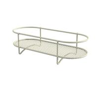 Louis Moulin Centre de Table Plantes Aromatiques - Panier Métal Design Beige - Support Décoration Cuisine et Salon - 60 x 26 cm - Fabriqué en France