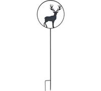 Louis Moulin Déco de jardin à piquer en forme de cerf - 35x122,5cm - anthracite G