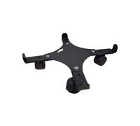 Louis Moulin Essentis Roule-Plante Extensible Noir 34-51cm - 4 Roulettes dont 1 Frein - Charge 100kg - Acier Époxy