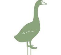 Objet décoratif oie Louis Moulin Vert 56x34 cm