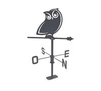 Louis Moulin Girouette Hibou 45 x 72,5 cm Anthracite