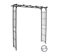 Louis Moulin Grande Pergola Tube carré pour Plante grimpante Fer Vieilli 187 x 40 x 198 cm 3036
