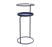 Louis Moulin Sellette Design Cylindra Métal Époxy Bleu