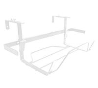 Louis Moulin Support jardinière Extensible Fer Plat Blanc 44 à 65x18 cm 1010 - Made in France