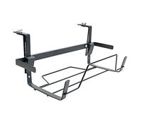 Louis Moulin Support jardinière extensible fer plat gris martelé 44 à 65x18 cm