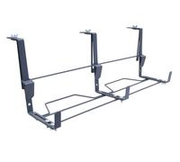 Louis Moulin Support jardinière Fer Plat Ergonomique 60x16 à 26 cm - Anthracite - Made in France