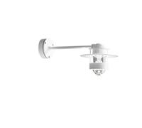 Louis Poulsen Albertslund Wall Fassadenleuchte, blanc, bras long