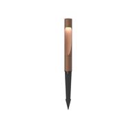 Louis Poulsen Flindt Garden Wege-/Pollerleuchte, hauteur 34,5cm, corten, avec piquet