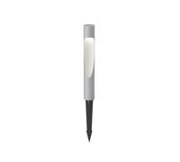 Louis Poulsen Flindt Garden Wege-/Pollerleuchte, hauteur 34,5cm, gris aluminium, avec piquet