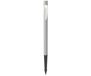 Louis Poulsen Flindt Garden Wege-/Pollerleuchte, hauteur 69,5cm, gris aluminium, avec piquet