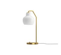 Louis Poulsen VL Ring Crown Table Tischleuchte, Brass / Opal Glass