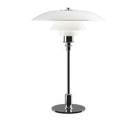 Louis Poulsen PH 3½-2½ Glas Table Tischleuchte, chrome