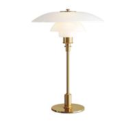 Louis Poulsen Lampe de table PH 3½-2½ verre opale Laiton