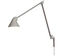 Louis Poulsen NJP Wall Long Wandleuchte, gris clair, 3000K