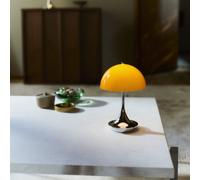 Louis Poulsen Panthella 160 Portable The Originals Akku Tischleuchte, Opal Orange