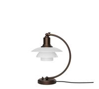 Louis Poulsen PH 2/2 Luna Aged Brass Tischleuchte, laiton / opale