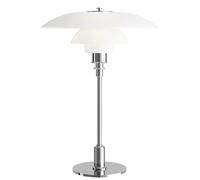 Louis Poulsen PH 3½-2½ Glas Table Tischleuchte, chrome