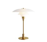 Louis Poulsen Lampe de table PH 3½-2½ verre opale laiton E14 H46,5 Ø33 cm