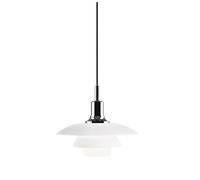 Louis Poulsen PH 3½-3 Glas Pendant Pendelleuchte, chrome