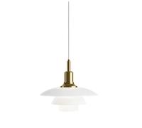 Louis Poulsen PH 3½-3 Glas Pendant Pendelleuchte, laiton