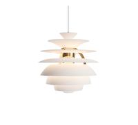 Louis Poulsen PH Snowball Brass Pendelleuchte, Soft White / Brass Metallised