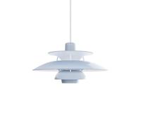 Louis Poulsen Suspension PH 5 Ø320. Opal pale blue