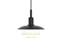 Louis Poulsen Suspension PH 3/3 Noir-blanc. métal-verre