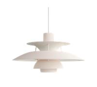 Louis Poulsen Suspension PH 5 Ø500. Monochrom pale blush