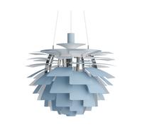 Louis Poulsen Suspension PH Artichoke Ø60cm Dusty blue-high lustre chrome plated