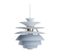 Louis Poulsen Suspension PH Snowball Dusty blue-chrome