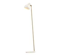 Louis Poulsen – Lampe sur pied VL38 – LED – Aluminium et laiton – H 120 cm – Blanc