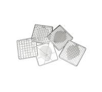 LOUIS TELLIER - C010 - Kit Lame et Poussoir étamé pour coupe-frites Tellier - 10 x 10 mm - Fabriqué en France
