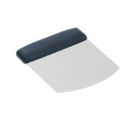 Louis Tellier - Coupe-pâte professionnel en inox - lame arrondie rigide 12,4 cm - Poignée plastique ergonomique - Découpe rapide et précise de pâte