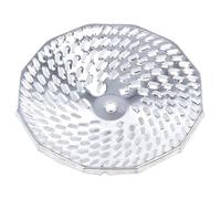 Louis Tellier - Grille 4 mm pour moulin n°2 et n°3 étamé - Légumes | Fabriqué en France ; compatible moulins N°2 et N°3 étamé ; pour légumes fibreux ; Accessoire