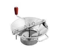 Louis Tellier - Moulin légumes étamé professionnel N°5 - Grille 3mm | Fabriqué en France ; double écrasement, sauces, purées, compotes, soupes ; 5kg en 1min, 3mm, manivelle ergonomique