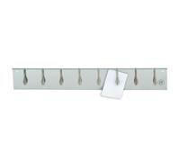 Louis Tellier Porte-fiches inox mural 62,5 cm - Support documents 8 ressorts - Porte-ticket cuisine professionnelle, atelier, bureau