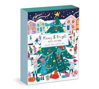 galison Calendrier de l'Avent puzzle Louise Cunningham Merry and Bright 12 Days of Christmas