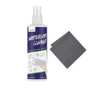 LOUKIN Nettoyant Tableau Blanc Non Toxique avec Chiffon 250 ml | Certifié AP, Conforme REACH, Formule Douce, Faible Odeur, Nettoyage Efficace, Idéal pour Salles de ureaux