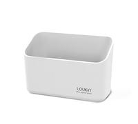 loukin Support magnétique pour marqueur effaçable à sec, support de télécommande, organisateur de rangement magnétique pour tableau blanc ou réfrigérateur (Blanc)