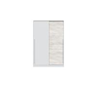 Loungitude Armoire enfant porte coulissante - Blanc