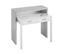 Loungitude, Bureau / Console Extensible 2 Tiroirs L99cm