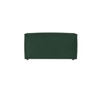 LOUNGITUDE - Charlotte - Pouf en Tissu bouclettes Vert