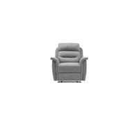 LOUNGITUDE - Fauteuil de Relaxation en Tissu - Gris Clair