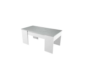 Loungitude Table basse Gotham - Blanc béton