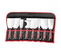 L'OUTIL PARFAIT 2433000 Trousse Plaquiste Jeu de Couteaux à Enduire 8 pcs